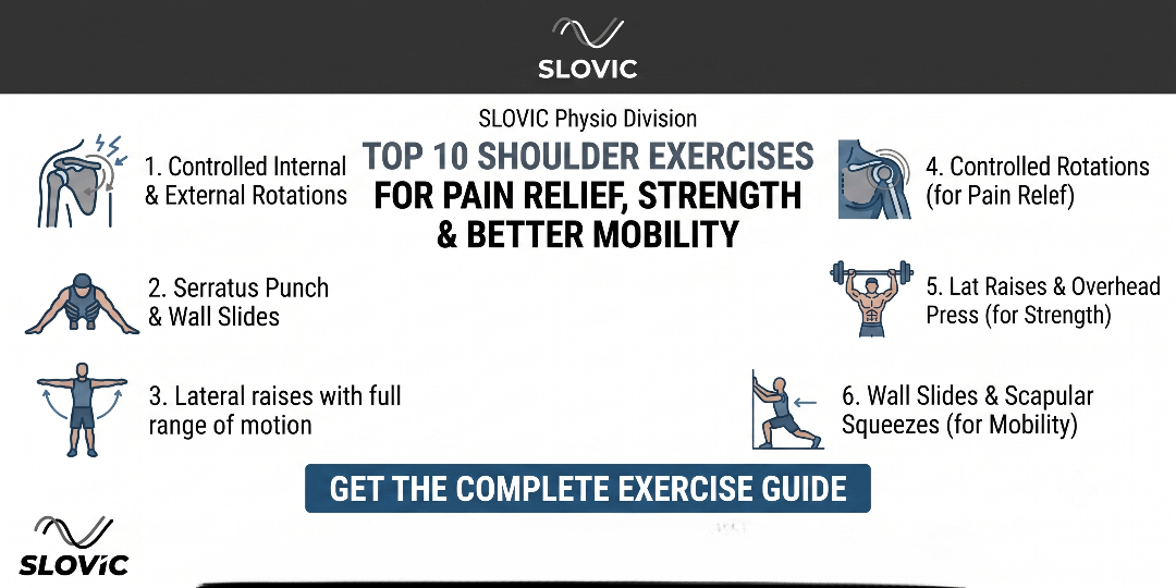 Top 10 Shoulder Exercises for Pain Relief, Strength & Better Mobility