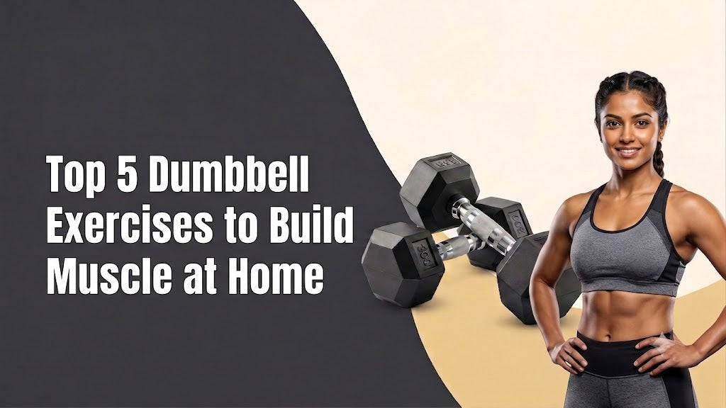Top 5 Dumbbell Exercises to Build Muscle at Home