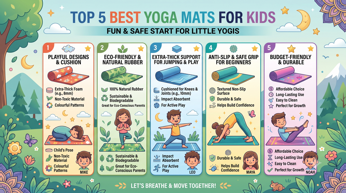Top 5 Very Best Kids Yoga Mats (2026 Guide)