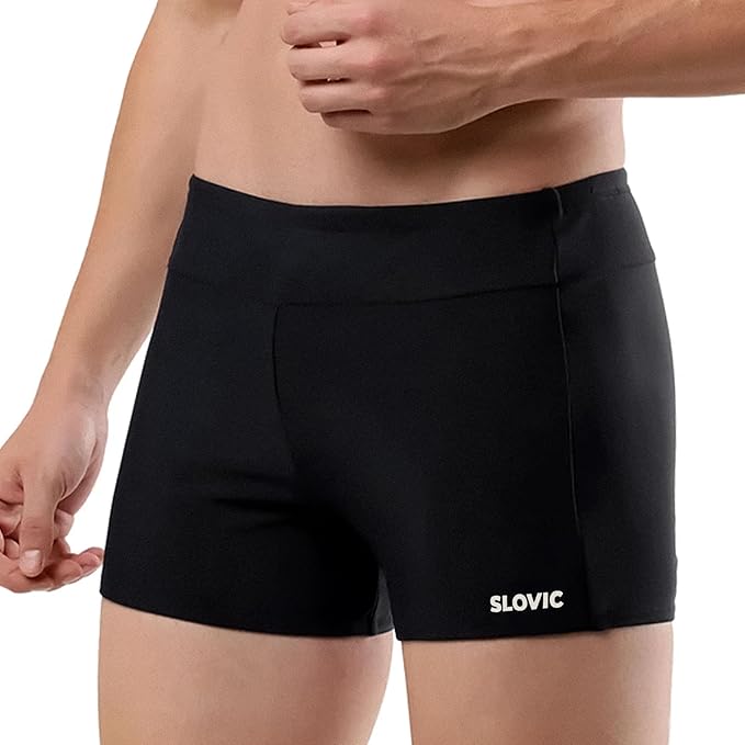 Swimming Shorts for Men – Quick‑Dry, Poly Spandex, Adjustable Drawstring, 4‑Way Stretch