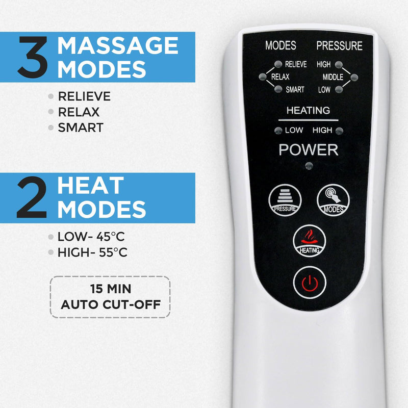 Massager Machine for Pain Relief | 2 Heat Modes | Air Leg Compressor