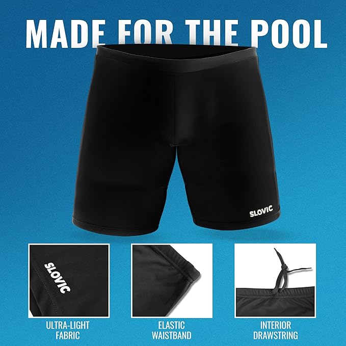 Swimming Shorts for Men – Adjustable, Breathable, Quick‑Drying, Chlorine Resistant