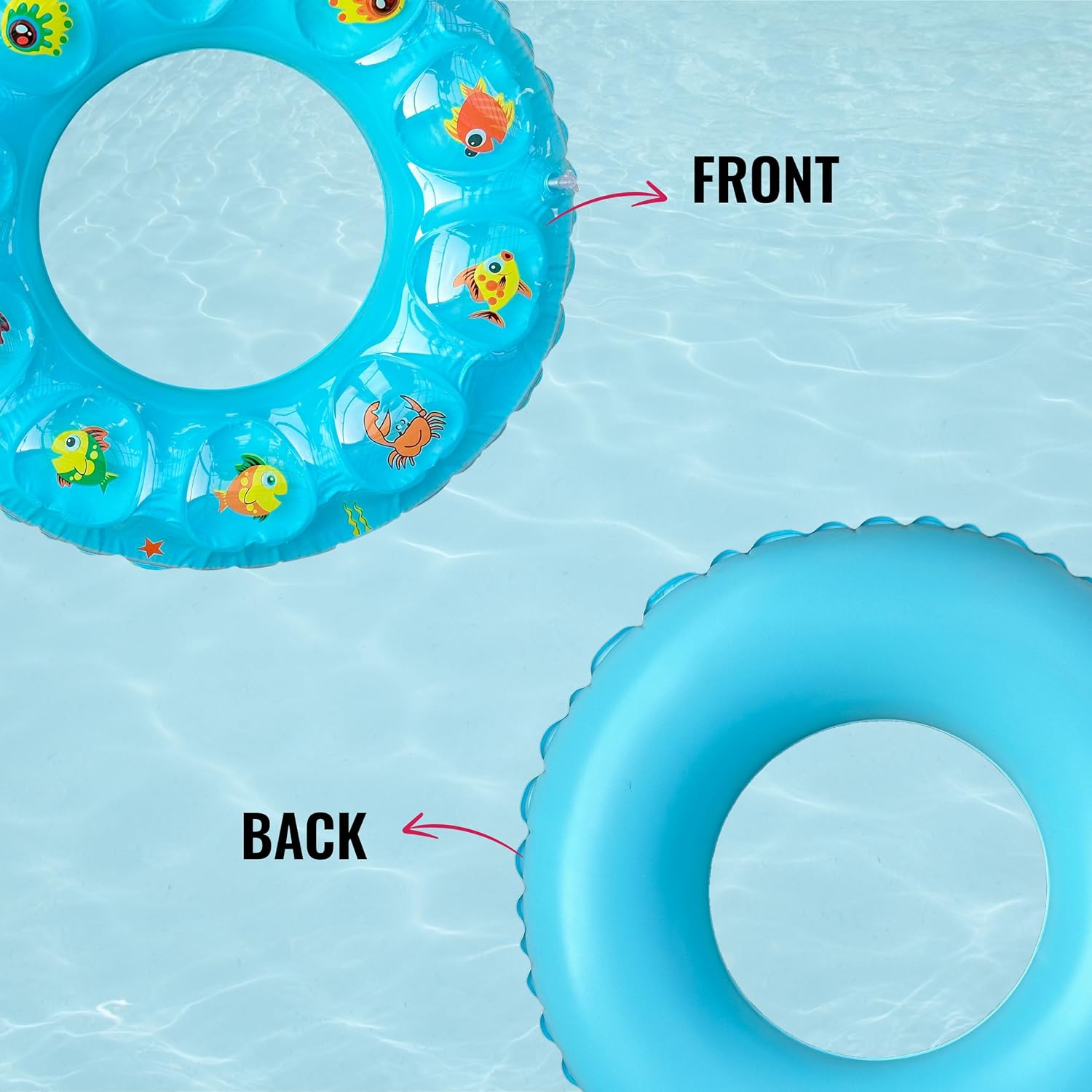 Blue Tube for Kids – Anti-Flip | Durable Puncture-Resistant | Easy Inflate