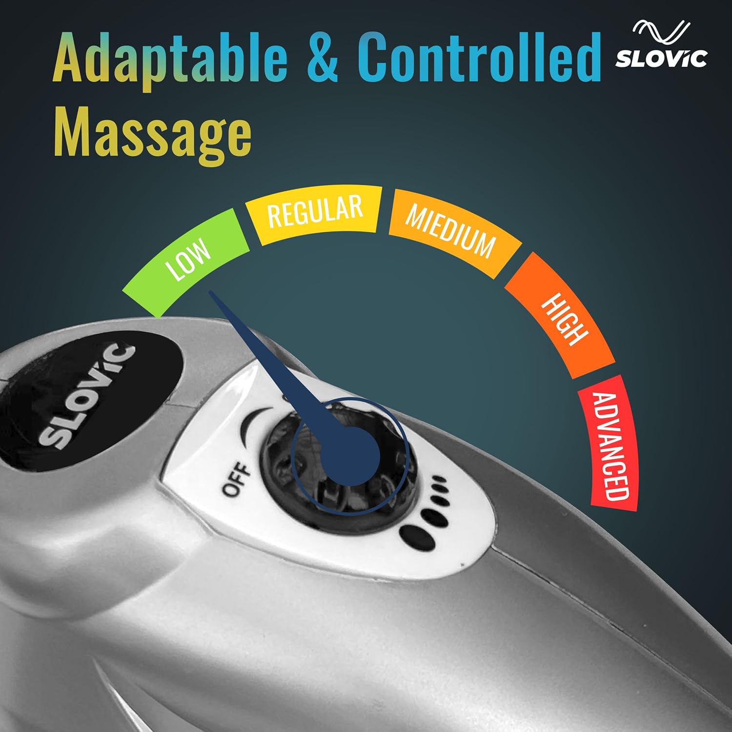 Massage Machine For Body Pain | 3 Massage Heads | 5 Speed Setting