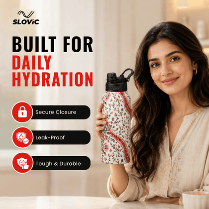 Slovic Insulated Boho Bloom -UV Print-| 1L