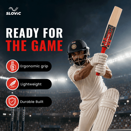 Full Size Wooden Cricket Bat -Size 8