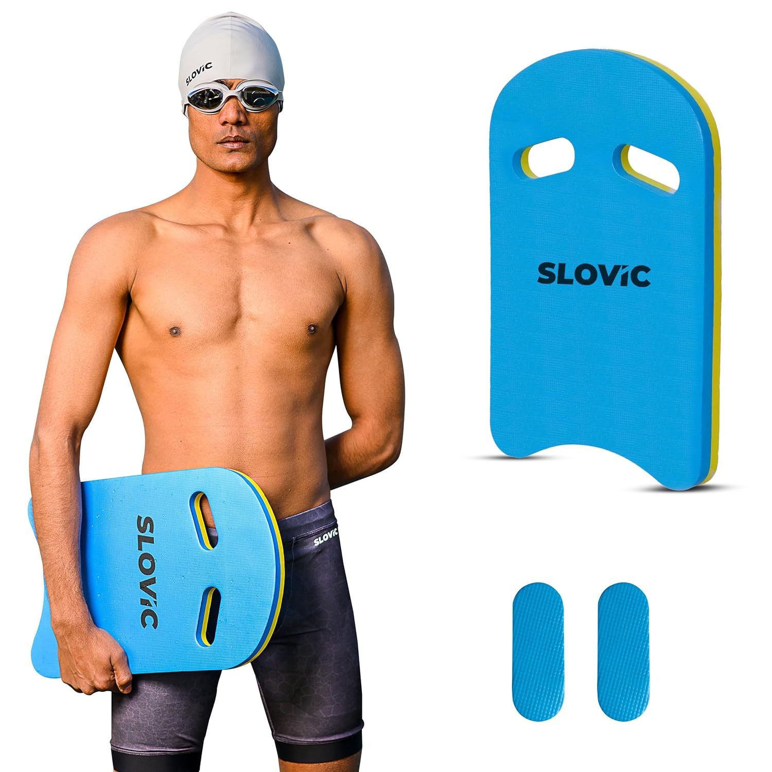 Kickboard for Swimming- Blue + Yellow