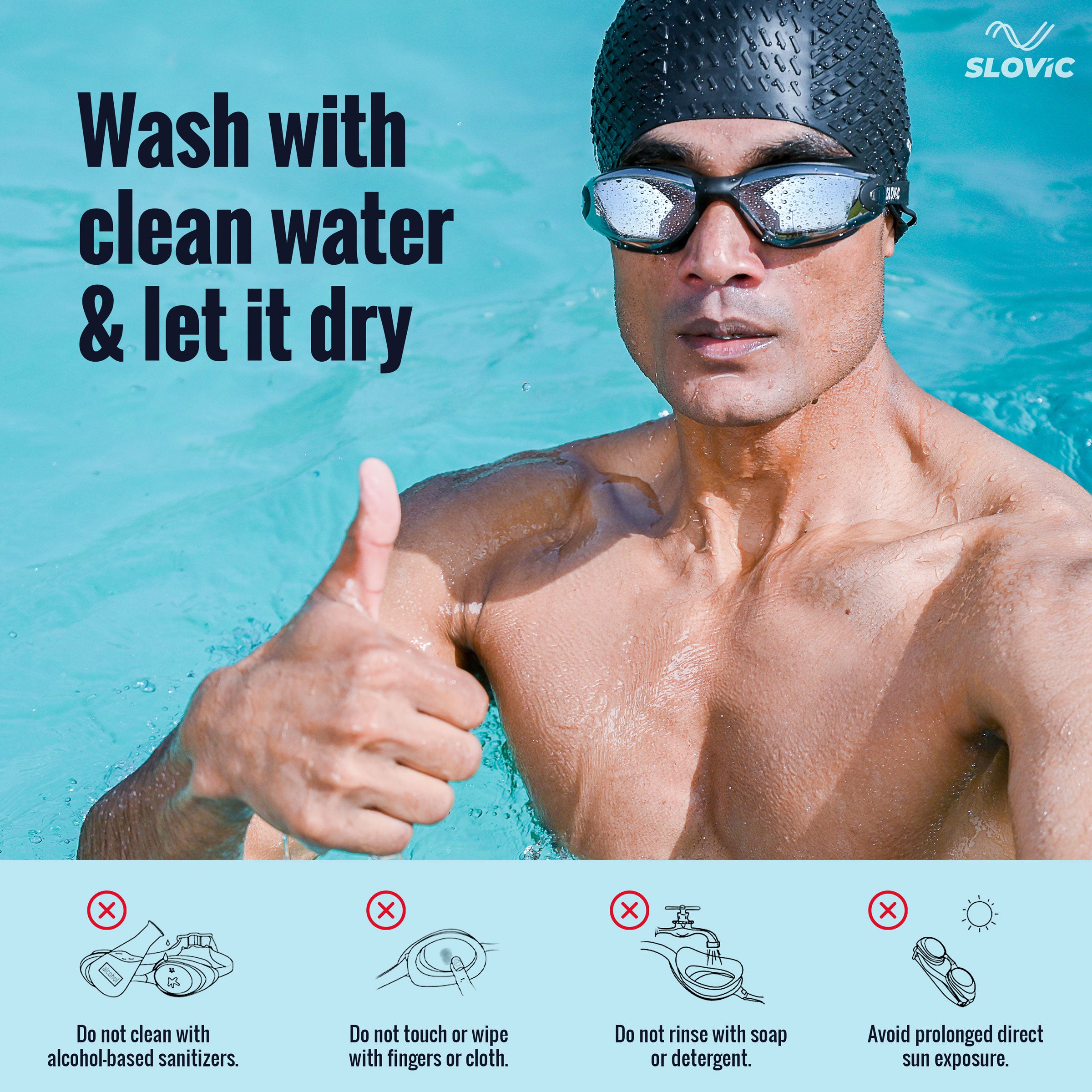 Swimming Goggles | Swimming Goggles – Anti‑Fog, UV Protection, Universal Fit, Shatter‑Proof (Adult, Unisex, Black)Adult | Unisex | Black