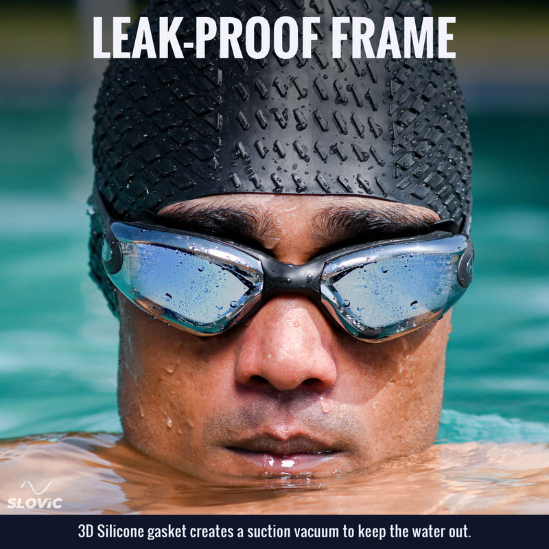 Swimming Goggles – Anti‑Fog, UV Protection, Universal Fit, Shatter‑Proof (Adult, Unisex, Black)Adult | Unisex | Black