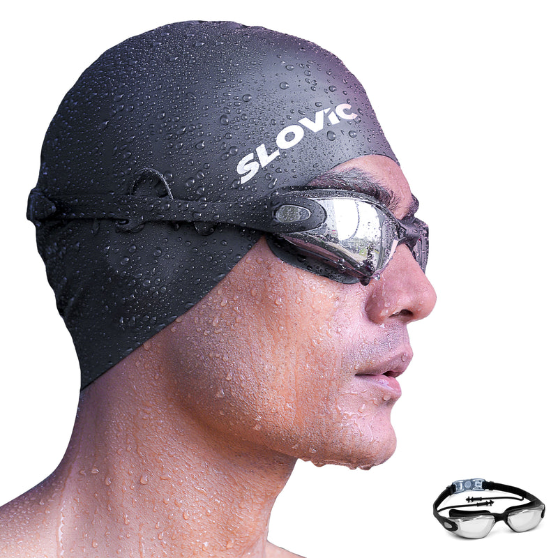 Swimming Goggles – Anti‑Fog, UV Protection, Universal Fit, Shatter‑Proof (Adult, Unisex, Black)Adult | Unisex | Black