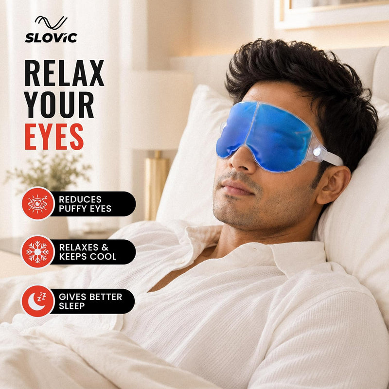 Reusable Gel Eye Mask | Pack of 2 | Hot & Cold Therapy