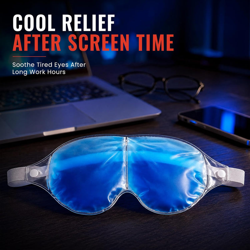 Reusable Gel Eye Mask | Pack of 2 | Hot & Cold Therapy