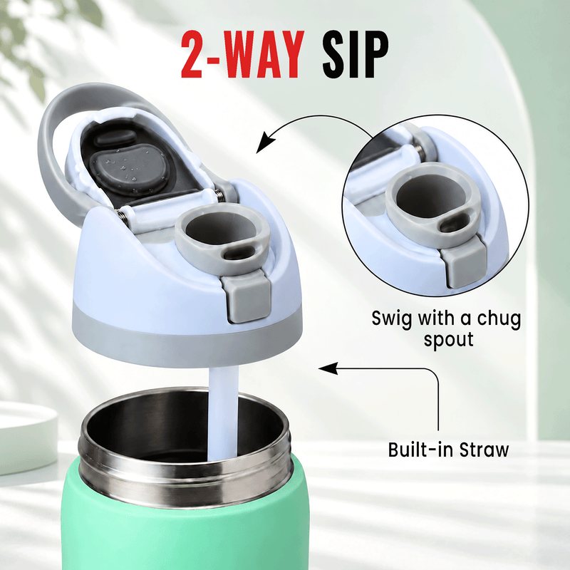 Insulated Zeno Bottle Water Bottle 950 ML - Stainless Steel Bottle - 24 Hrs Cold & 12 Hrs Hot
