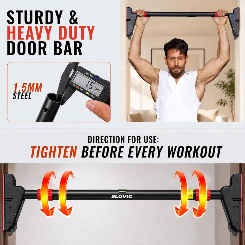 300 Kg Heavy Duty Adjustable Pull Up Bar (76-95 CM)