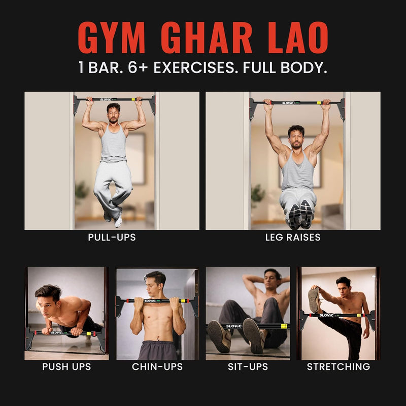 300 Kg Heavy Duty Adjustable Pull Up Bar (76-95 CM)