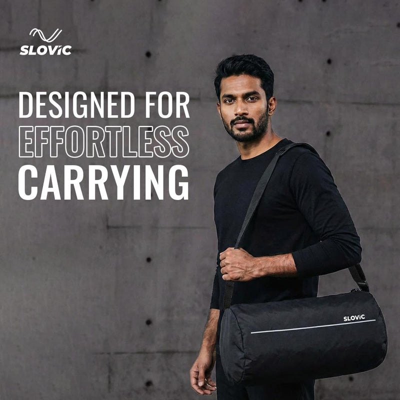 Duffle Gym Bag - 17L - Black & White