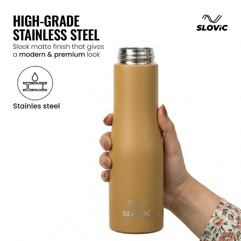Sandstone Steel Bottle Leak Proof | 1 Litre