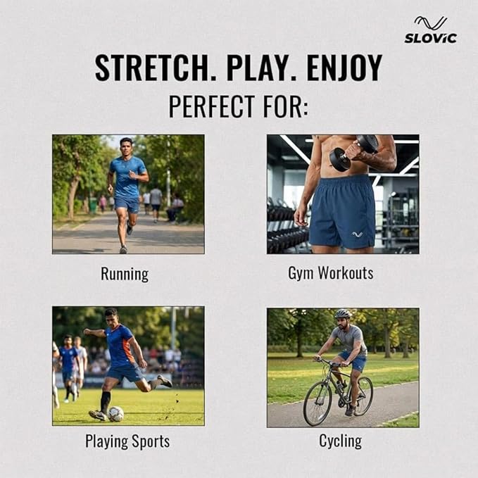 Running Shorts for Men with Phone Pocket - L