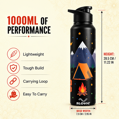 Steel Water Bottle Set of 3 - UV Printed