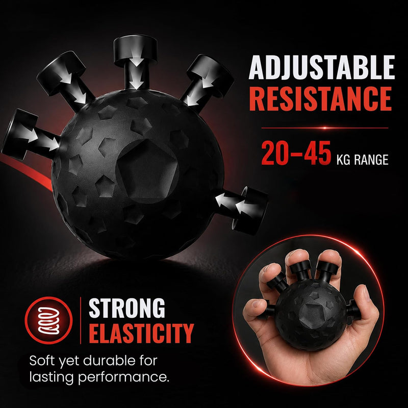 25-45 Kg Adjustable Hand Gripper | Grip Strengthener for Wrist, Fingers & Forearm