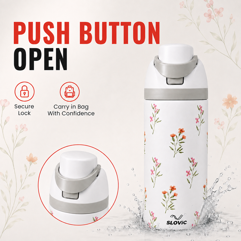 Slovic Insulated Petal Mist Bottle UV Print - 650ml