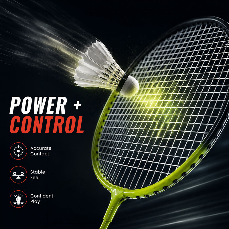 Badminton Racket - Velocity 88 - Single Racket - Neon