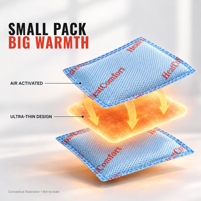 Body Warmer Heat Pad - Pack of 5 - Winter Heating Pad for Cold Weather