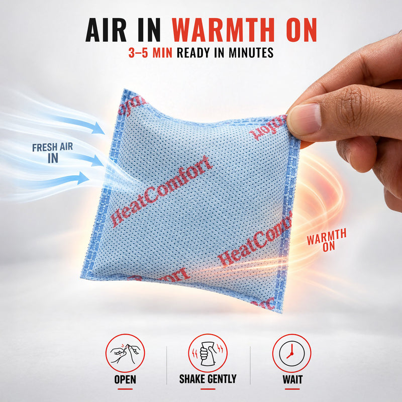 Body Warmer Heat Pad - Pack of 5 - Winter Heating Pad for Cold Weather