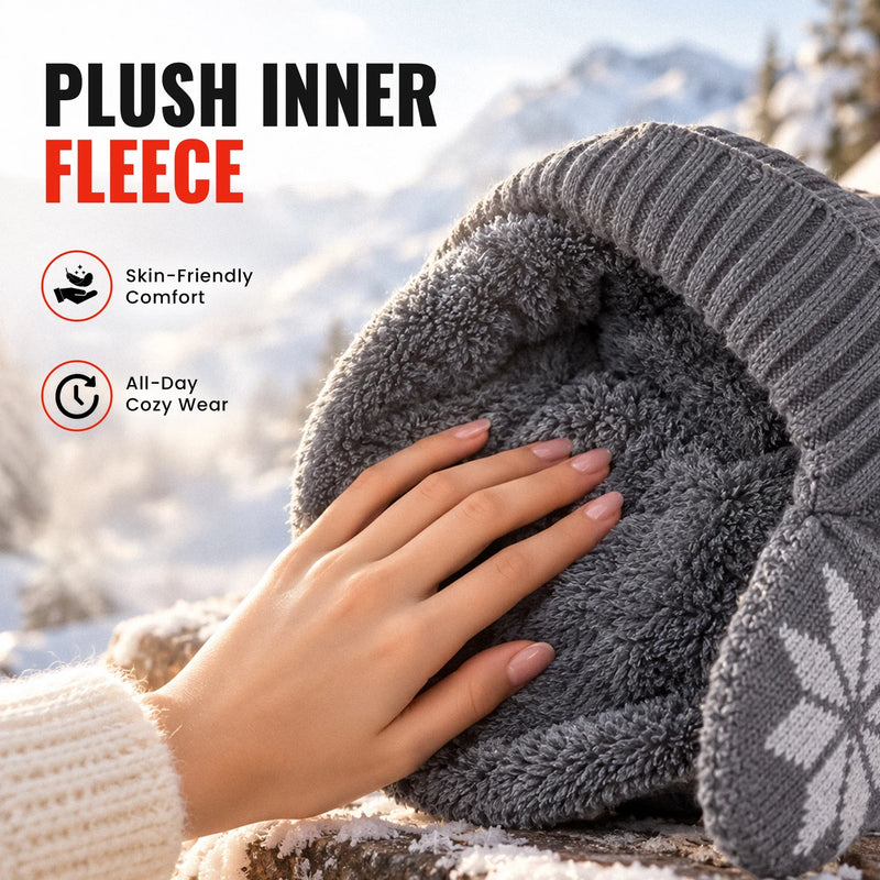 Frost Guard Ear Winter Cap - Grey - Winter Wear