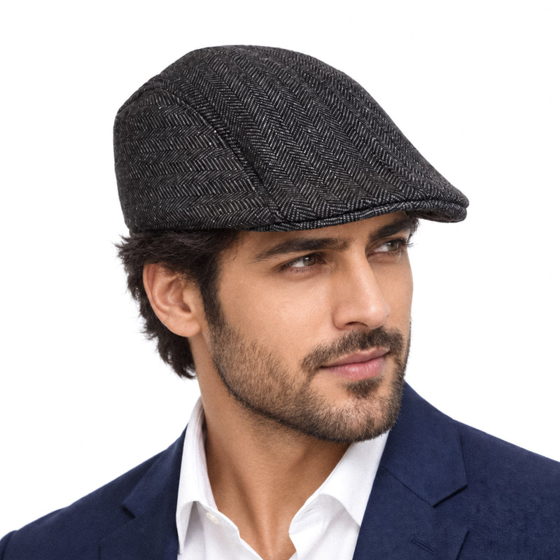 Winter Golf Style Cap - Grey - Winter Wear