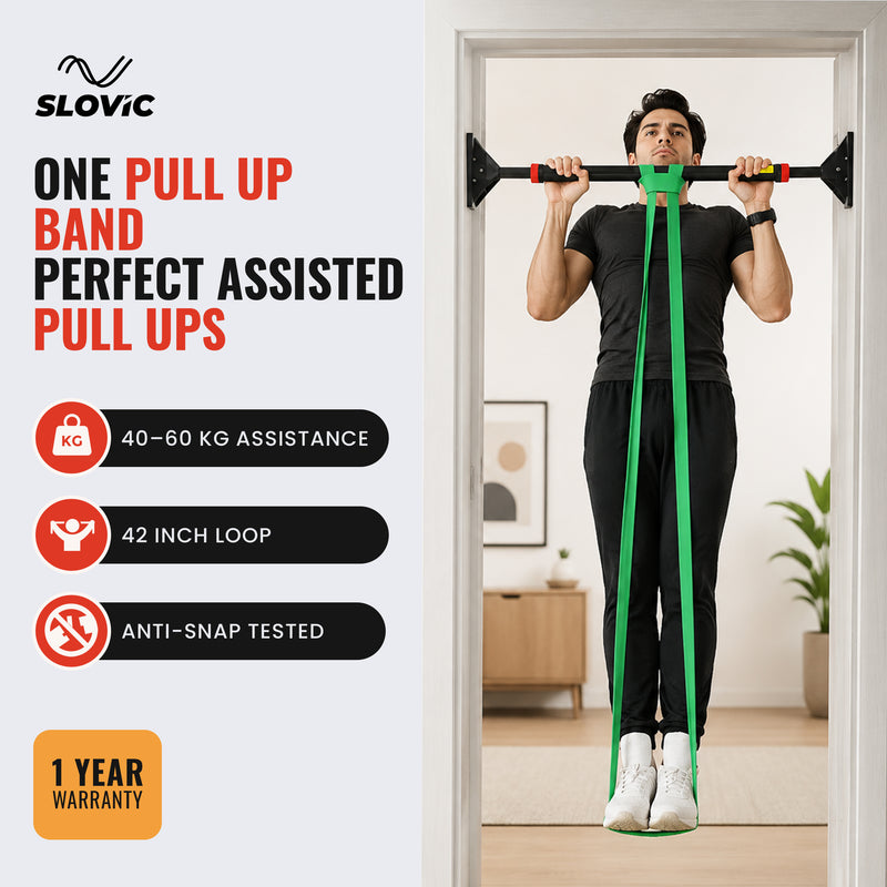 40–60 kg Pull-Up Resistance Band (Extra Heavy) – Heavy-Duty Natural Latex Band