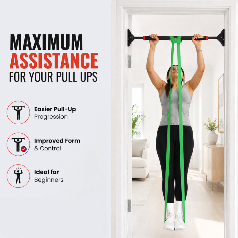 40–60 kg Pull-Up Resistance Band (Extra Heavy) – Heavy-Duty Natural Latex Band