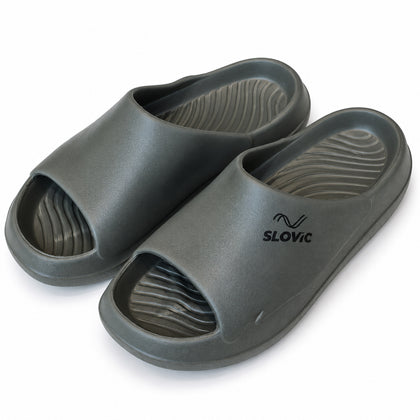 Men's EVA Sliders Slippers - Olive Green - Lightweight & Comfortable