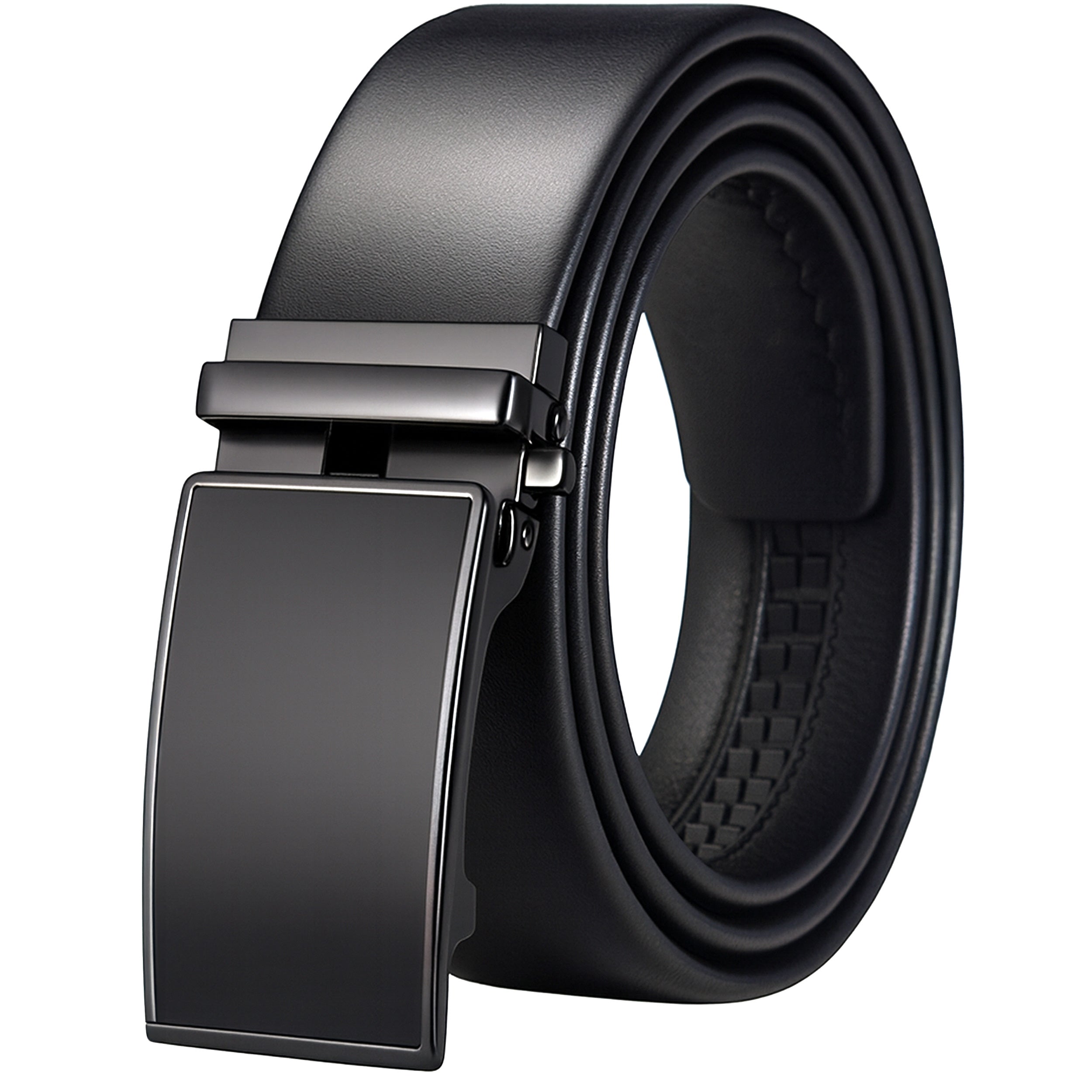 SLOVIC Leather Men Belts with Auto Lock