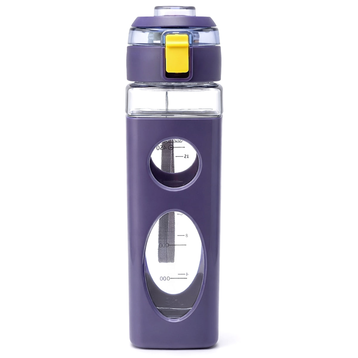 Transparent Sipper Bottle 650ml - Transparent - Carrying Loop