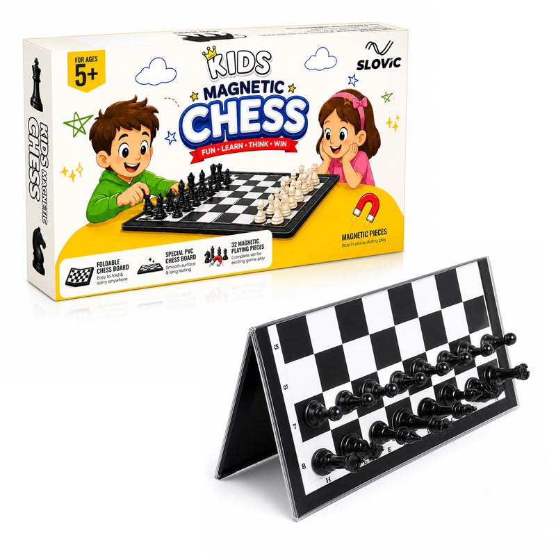 14 Inch Magnetic Foldable Chess Board Set | Magnetic Chess | for Kids & Adults