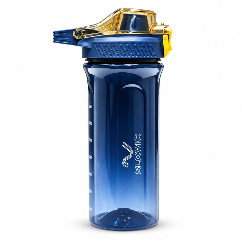 Hydro Water Bottle 700ml - Blue - Lightweight Bottle for Gym, Sports & Daily