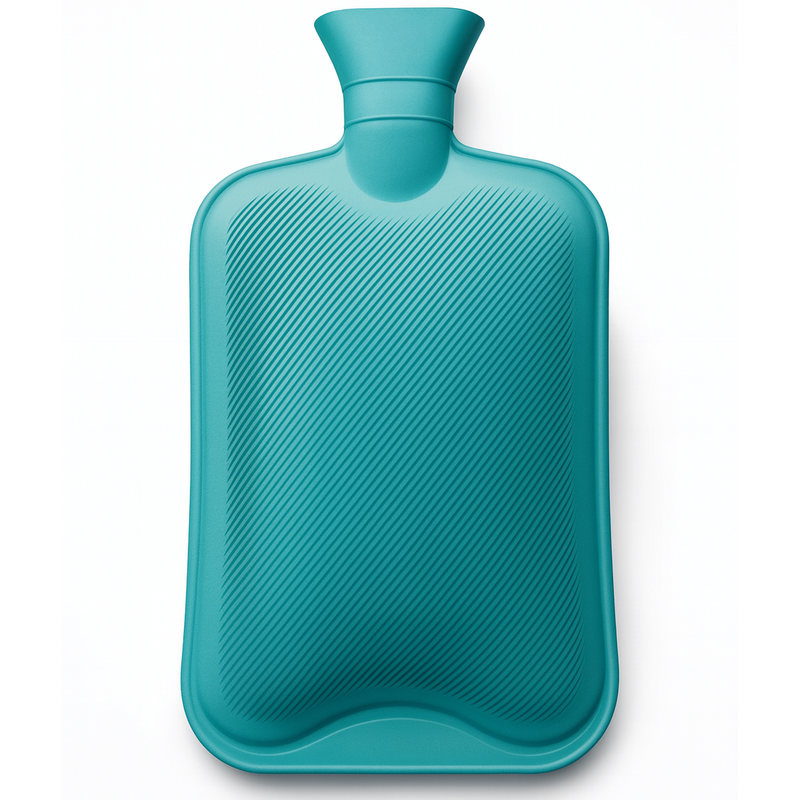 2L Green Hot Water Bottle Bag – Pain Relief for Back, Cramps & Stomach