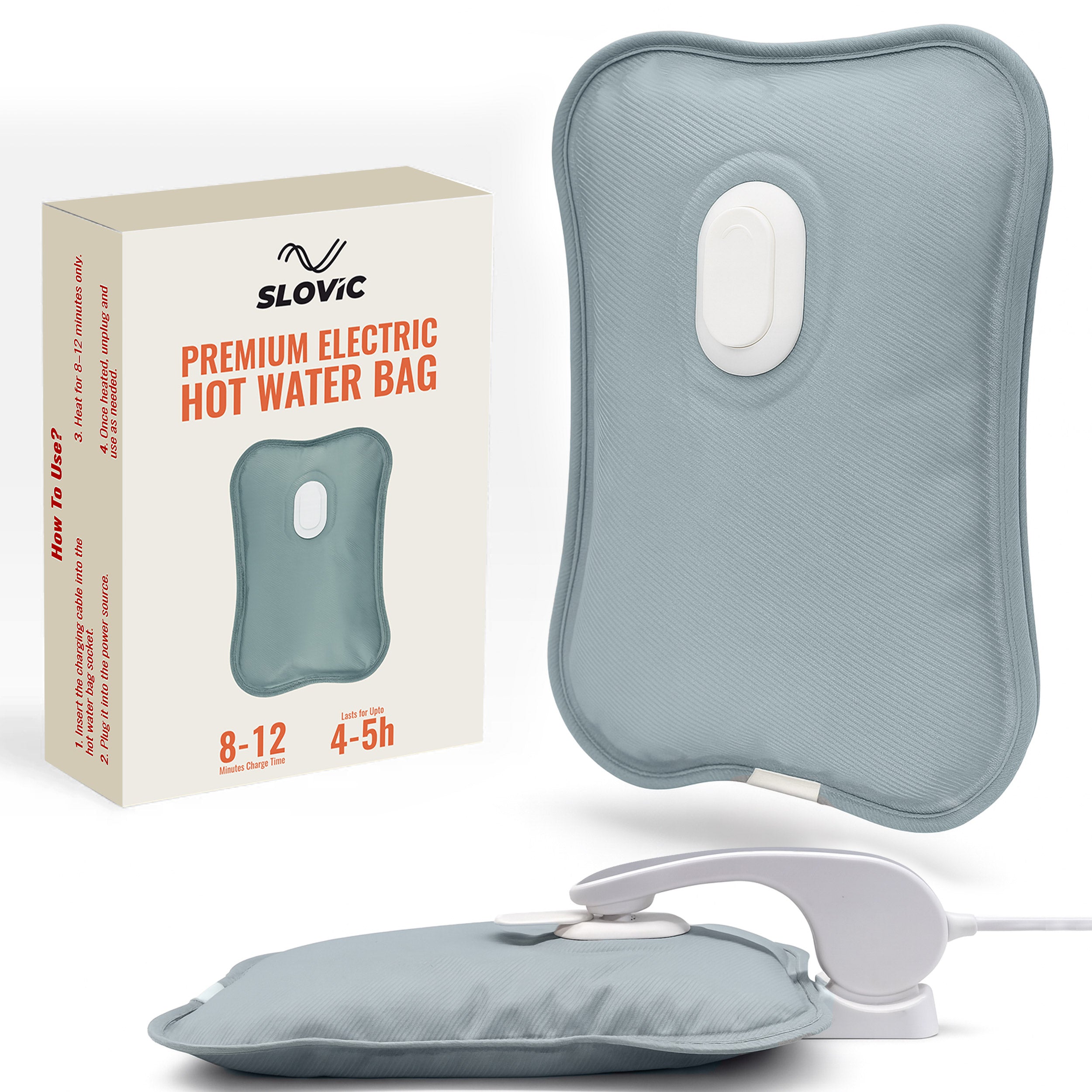 Slovic Premium Hot Water Bag- Grey