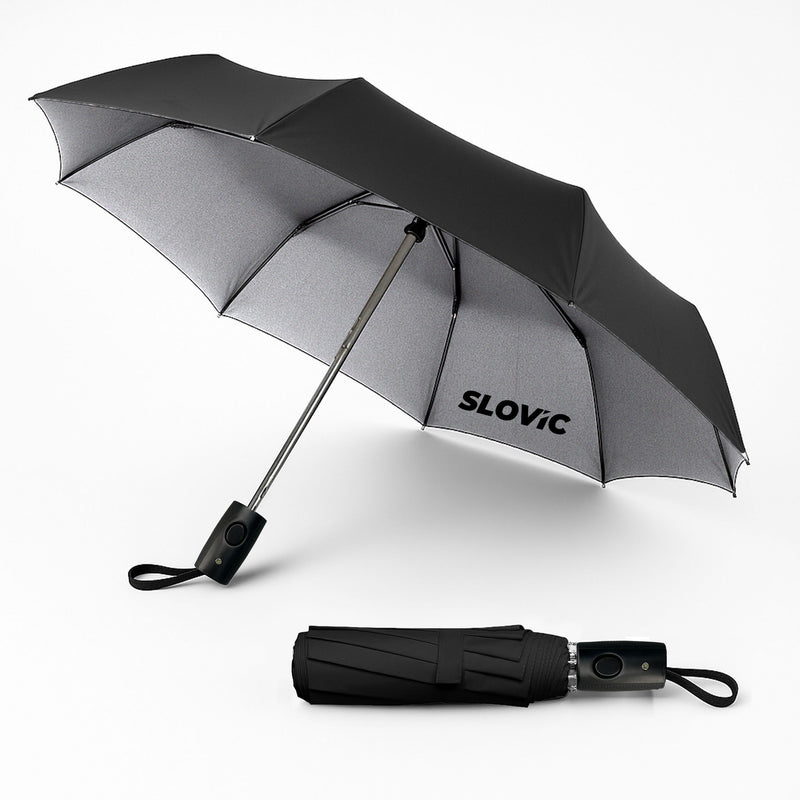 Buy Slovic White Travel Umbrella for Rain & Sun