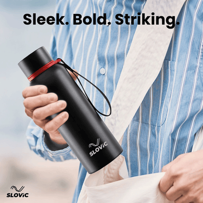 Insulated Water Bottle | 750ml, 24-Hour Temp | Black