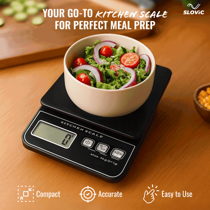 Digital Kitchen Weighing Scale – Easy, Stylish & Precise for Meal Prep