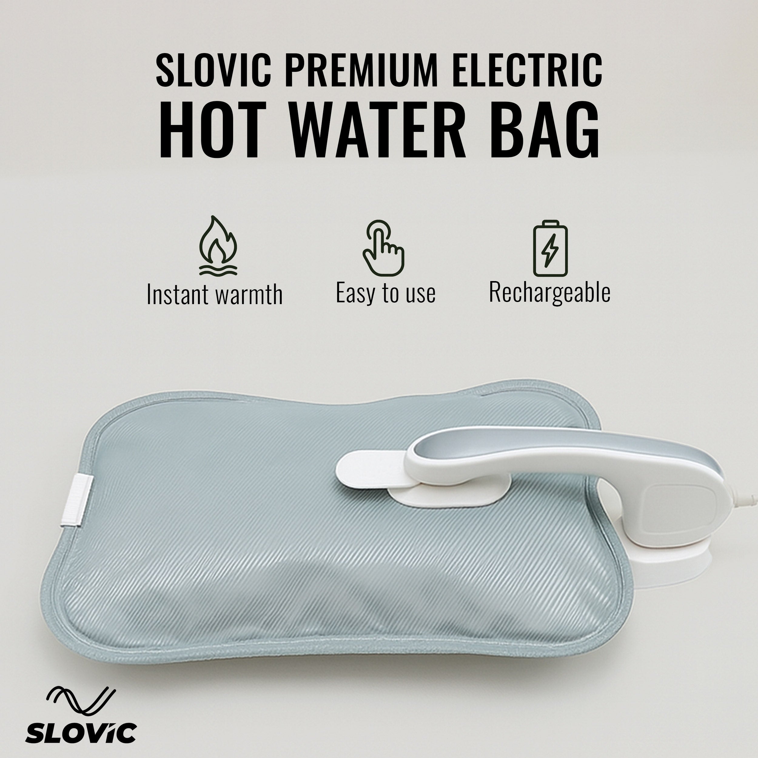 Slovic Premium Hot Water Bag- Grey