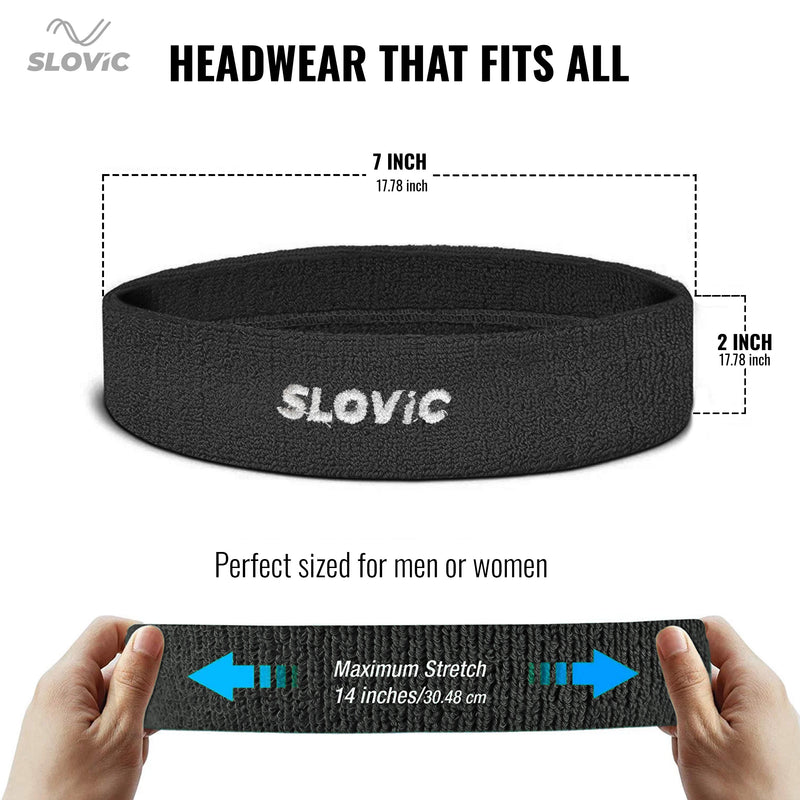 Sports Head Band- Black