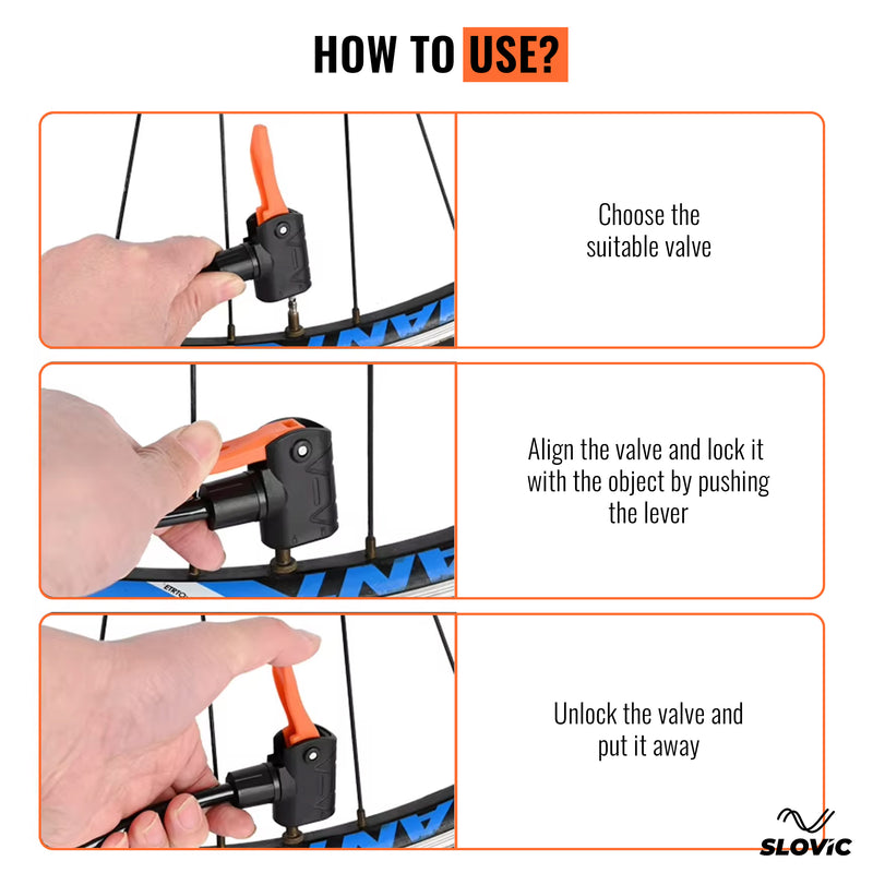 Cycle Pump for Bicycle with Meter