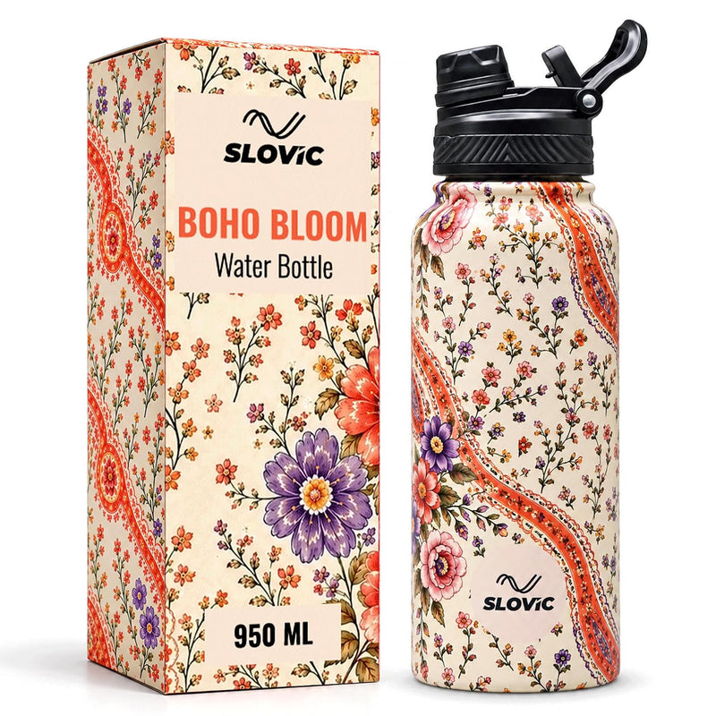 Insulated Boho Bloom -UV Print-| 1L