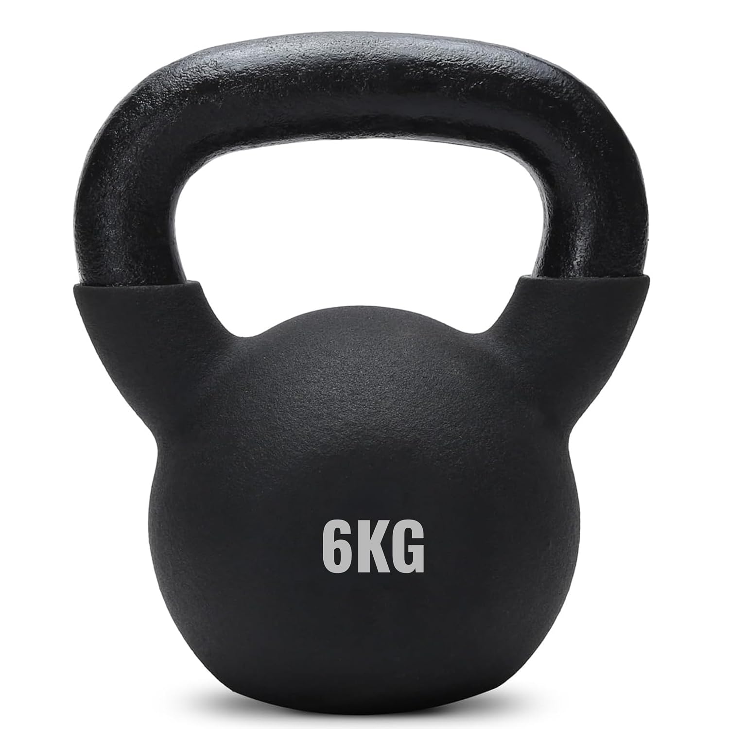 Kettlebell 6 KG - Neoprene Kettle Bell for Home Gym & Workout - Soft Anti-Slip Handle