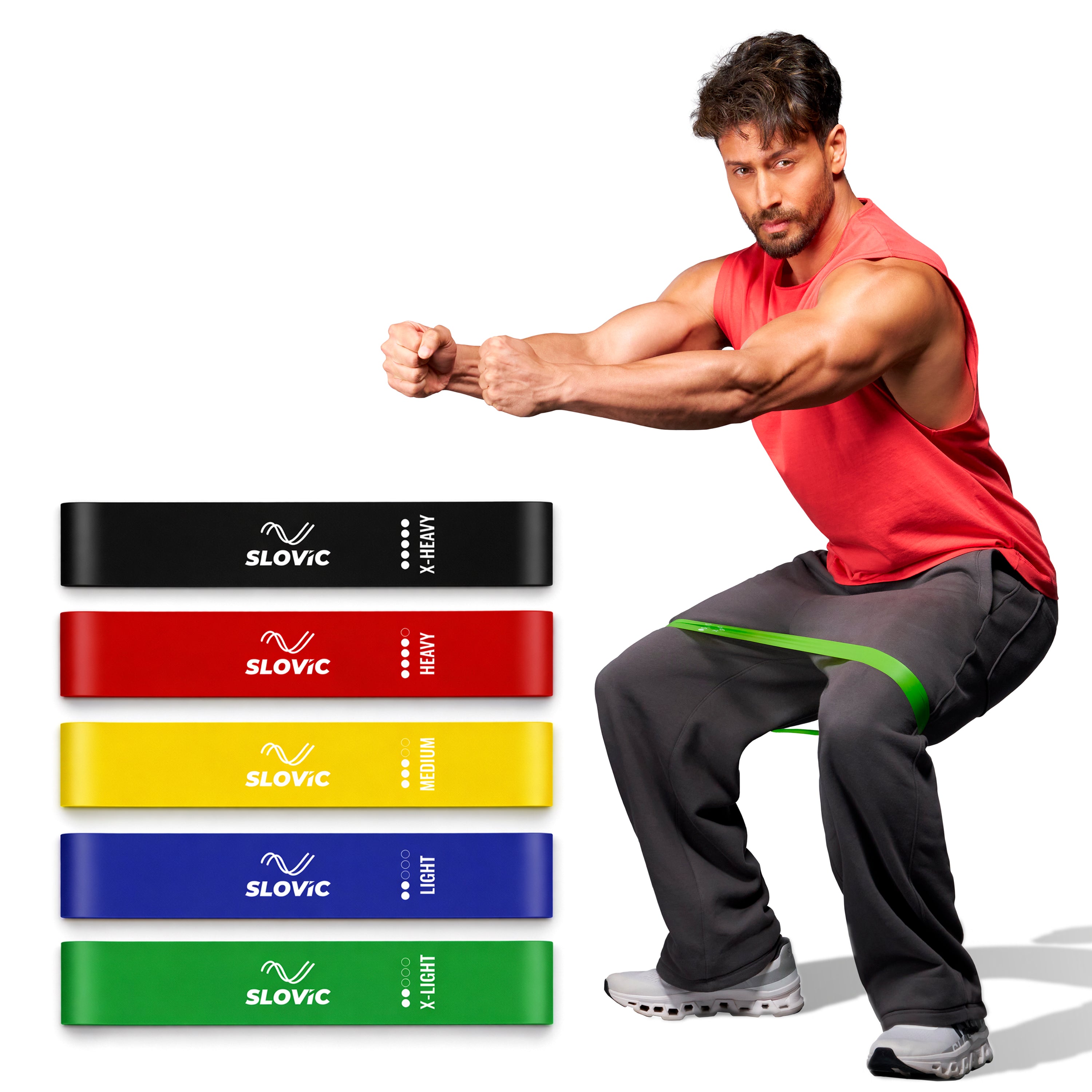 Set of 5 Mini Loop Resistance Bands