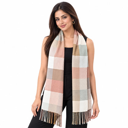Cozy Scarf for Women & Men - Beige