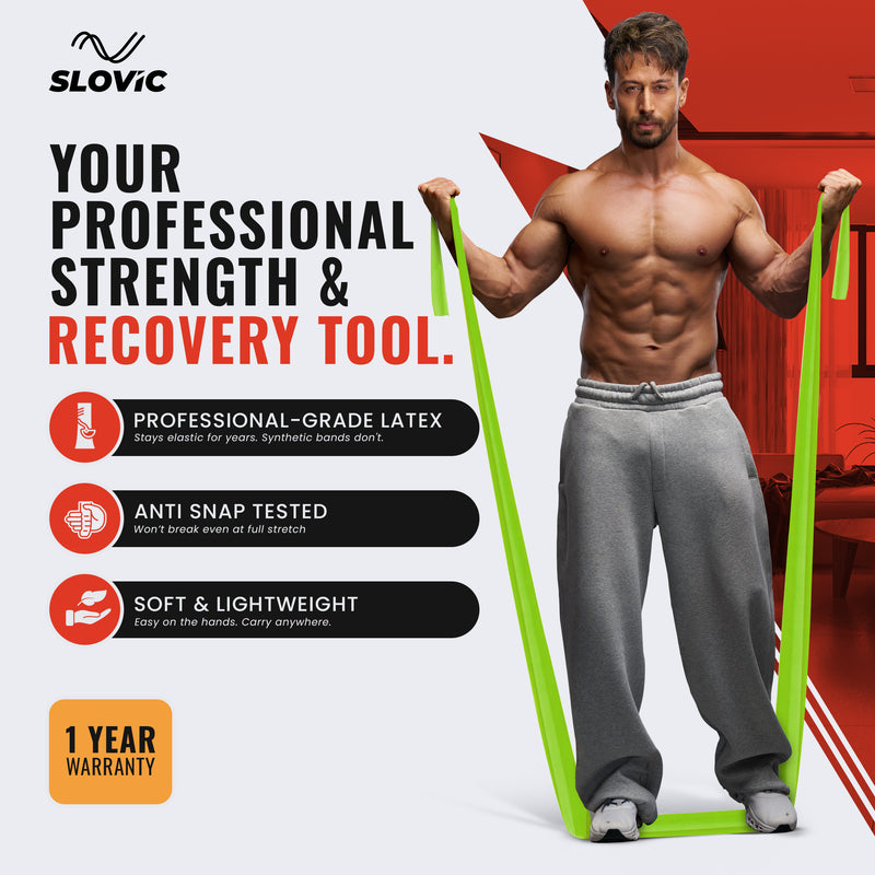 Full-Body & Recovery Thera Band Set of 3 – Light, Medium & Heavy Resistance
